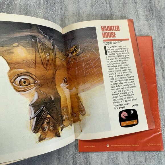 Vintage Atari 2600 Video Computer System Catalog 45 Game Program Cartridges 1981 - Picture 7 of 8